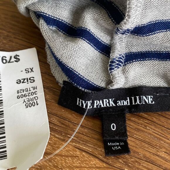 Hey Park and Lune Brooklyn Striped Long Sleeve Cozy Turtleneck Sweater Pullover‎ - Picture 10 of 12